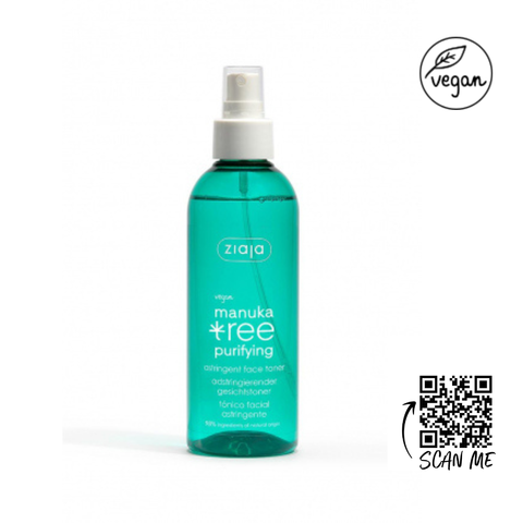  Xịt dưỡng xe khít lỗ chân lông - Ziaja Manuka Tree Purifying Astringent Face Toner (200ml) 