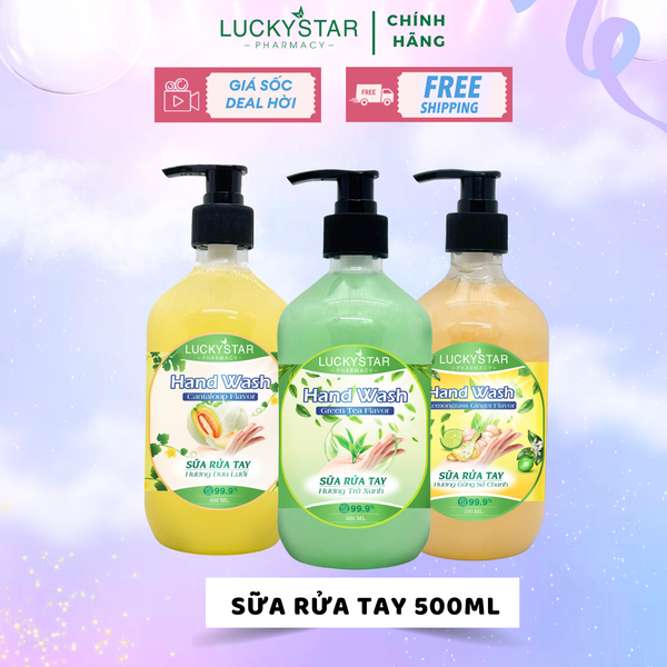 Sữa Rửa Tay Diệt Khuẩn 500ml - Lucky Star