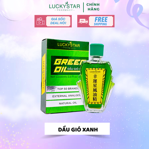 Dầu Gió Xanh Lucky Star (24ml)