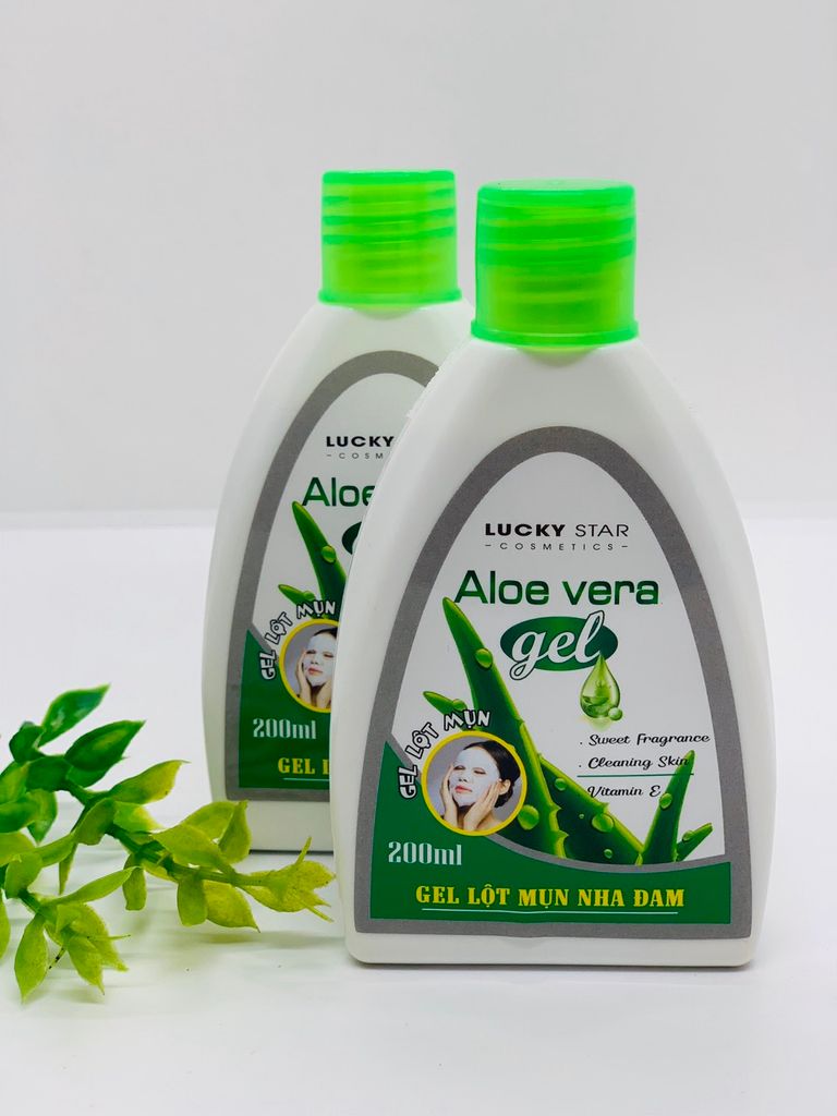 Gel Lột Mụn Nha Đam Aloe Vera Lucky StarGel Lột Mụn Nha Đam Aloe Vera