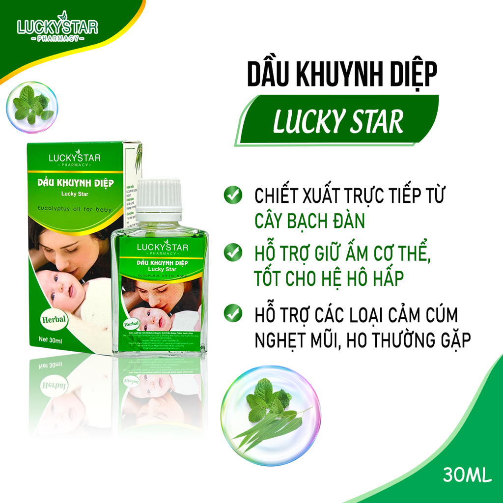 Dầu Khuynh Diệp Lucky Star (30ml)