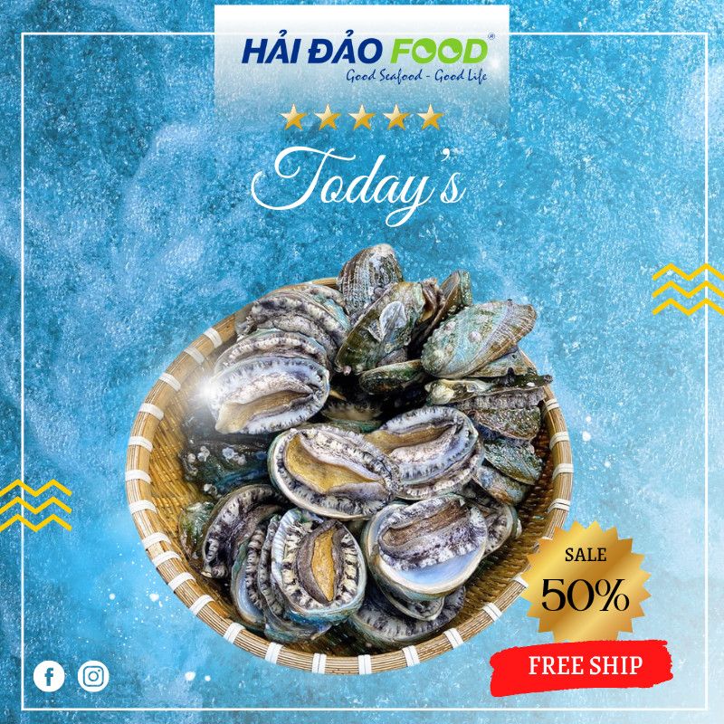 Bào Ngư Đông Lạnh Chungbasadah HẢI ĐẢO FOOD