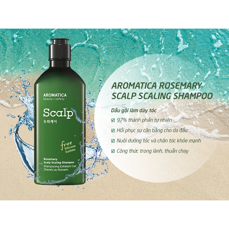 市場 AROMATICA shampoo 400ml B5+Biotin ヘアケア 頭皮ケア B5+ビオチンフォーティファイングシャンプー  Fortyfyng