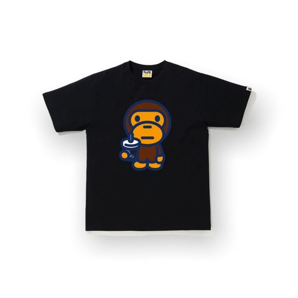  BAPE Color Camo Milo Juice Summer T-Shirt Black/Blue 