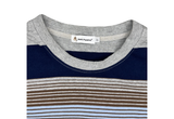  Hush Puppies Striped Tee Grey 