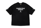  MASTERMIND WORLD X VANSON MENS BONE S/S TEE BLACK ( BOXY FIT ) 