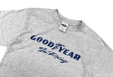  Goodyear Logo Racing Sport Car Tires Garage Mechanic Tultex Tag Tee Grey 