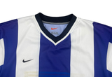  Vintage 90s Nike Striped Jersey White Blue 