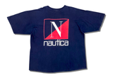  Vintage 90s Nautica USA Tee Navy 
