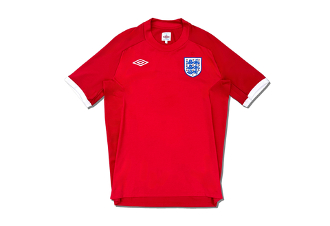  Umbro England 2010-2011 Away Football Jersey Red 