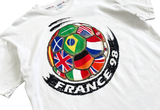  Vintage 1998 World Cup France 98 White Tee 