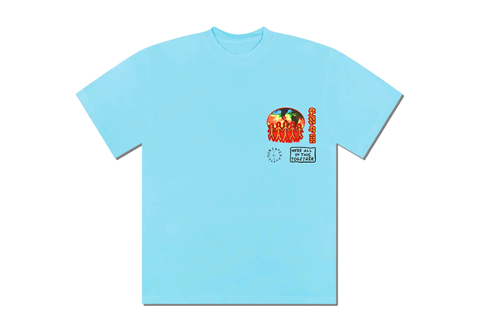  Travis Scott Cactus Jack C/O 2020 Tee Light Blue 