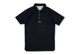  Vintage Oakley Center Logo Polo Jersey Black 