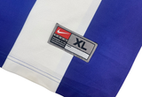  Vintage 90s Nike Striped Jersey White Blue 