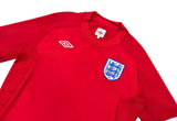  Umbro England 2010-2011 Away Football Jersey Red 