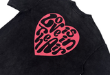  The Air Saigon® Merchandise "Heart is in The Air" Washed Black Tee 