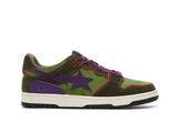  A Bathing Ape Sk8 Sta Dark Purple Green 