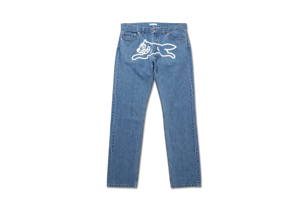 Ice blue holiday pants semi-organic main image 1