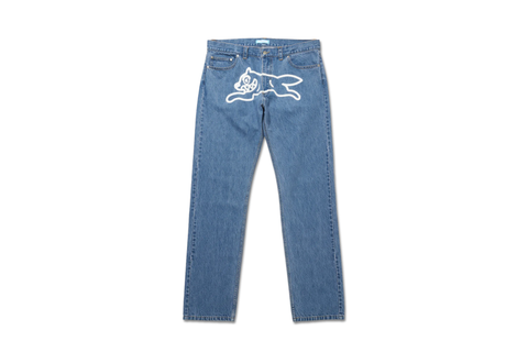  Icecream Washed Denim Pants Blue 