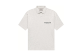  FEAR OF GOD ESSENTIALS Short Sleeve Boxy Polo Oatmeal Heather 