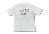  Vintage 90s Mickey Mouse Big Logo Simply The Best Tee Grey 