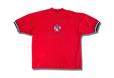  Vintage 90s Nautica Yacht Club Tee Red 