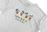  Vintage 90s Mickey Mouse Big Logo Simply The Best Tee Grey 