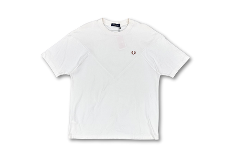  Fred Perry Ringer Tee Ecru/Marmalade Tee 