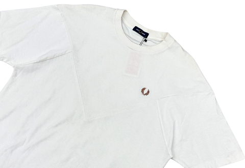  Fred Perry Ringer Tee Ecru/Marmalade Tee 