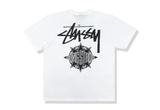  STUSSY X GANG STARR TAKE IT PERSONAL TEE WHITE 