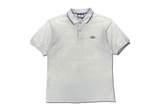  Vintage 90s Umbro Logo Polo Shirt Light Grey 