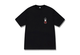  STUSSY CROWN LINK TEE BLACK 