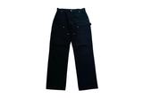  Carhartt Duck Canvas Double Knee Black Work Pants 