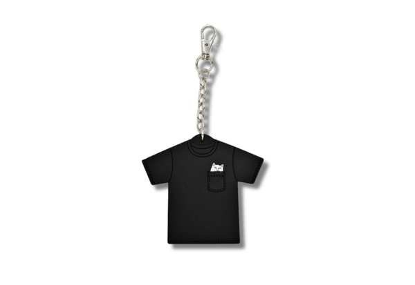  RIPNDIP NERMAL MINI TEE KEYCHAIN BLACK 