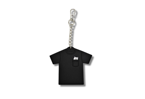  RIPNDIP NERMAL MINI TEE KEYCHAIN BLACK 