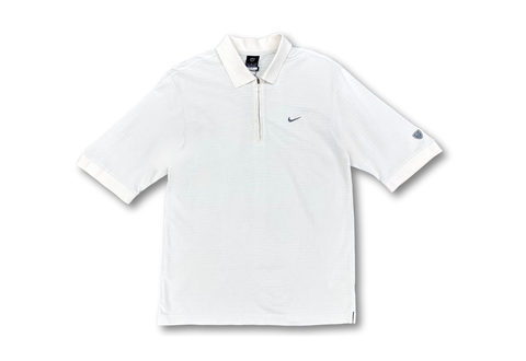  Nike Golf Half-zip Pullover Cream Polo 