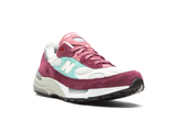  New Balance 992 Kith Kithmas Burgundy White 