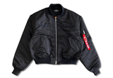  The Air Saigon® x T.P.C MA-1 "ROCKET TO THE AIR" Bomber Jacket Black 