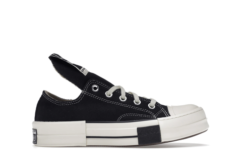  Converse DRKSTAR Chuck Taylor All Star 70 Ox Rick Owens DRKSHDW Black 