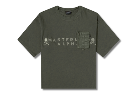  ALPHA X MASTERMIND ALPHA S/S UTILITY CENTER POCKET TEE OLIVE 