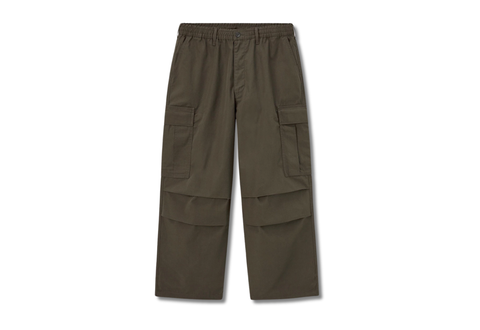  GU Super Wide Cargo Pants Dark Green 