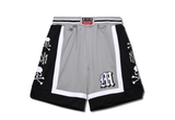  Mitchell & Ness X Mastermind Mesh Shorts Grey Black 