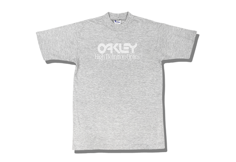  Vintage Oakley Stitched Tee Grey 