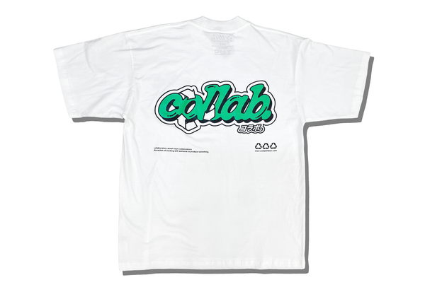  COLLAB. Tee White 