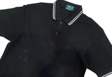  Fred Perry Plain Polo Shirt Black 