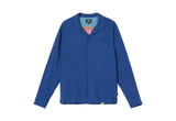  STUSSY BIG POPPY LS BLUE SHIRT 