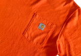  Carhartt Original Fit Pocket Tee Orange 