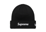  Supreme x New Era Beanie Box Logo Black FW24 