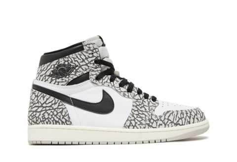 Air Jordan 1 Retro High OG White Cement 