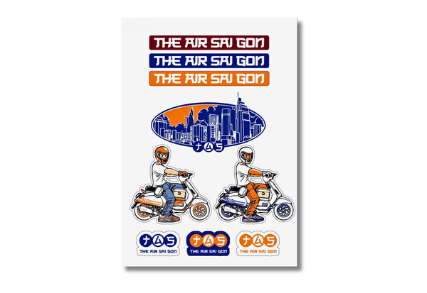  The Air Saigon® “Love Lives In Saigon” Sticker Set SS25 